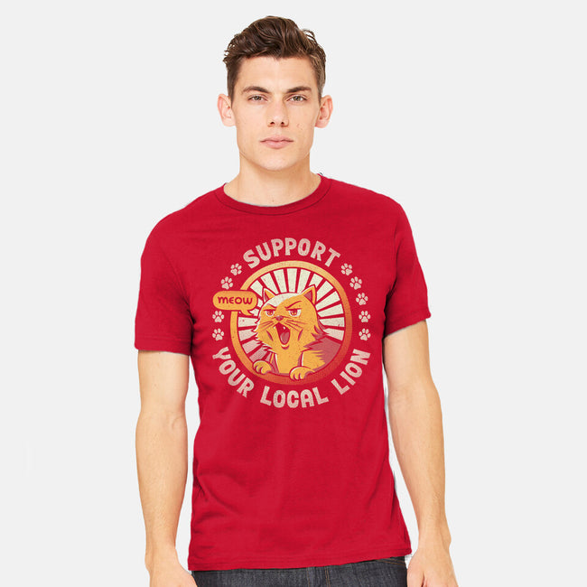 Support Your Local Lion-mens heavyweight tee-tobefonseca