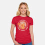 Support Your Local Lion-womens fitted tee-tobefonseca