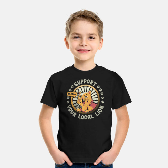 Support Your Local Lion-youth basic tee-tobefonseca