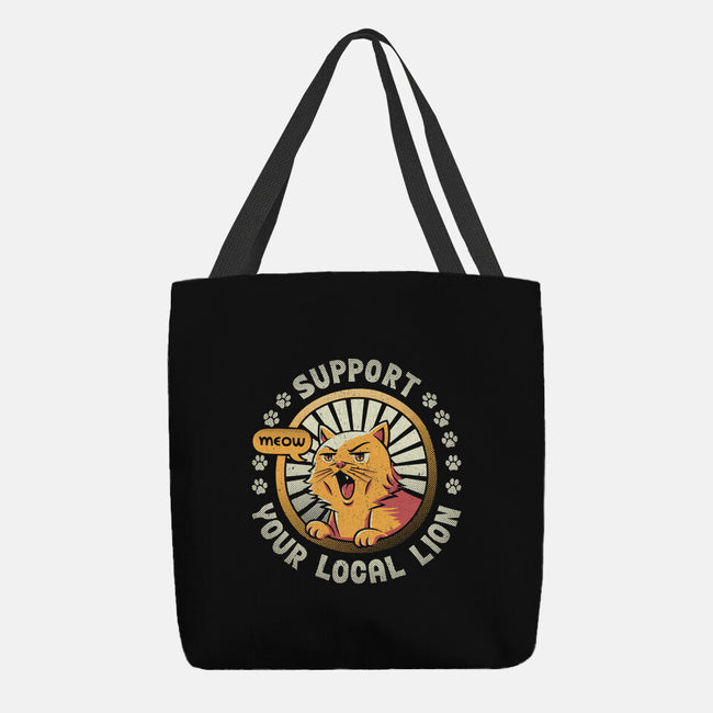 Support Your Local Lion-none basic tote-tobefonseca