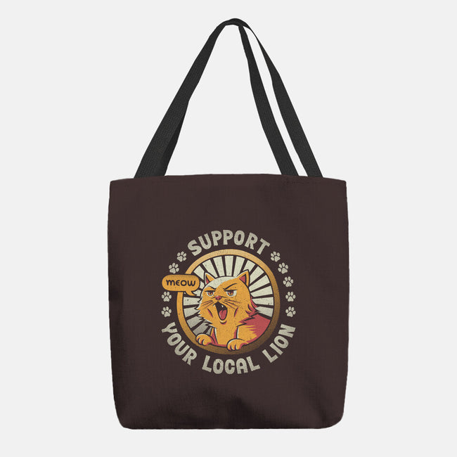 Support Your Local Lion-none basic tote-tobefonseca