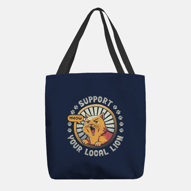 Support Your Local Lion-none basic tote-tobefonseca