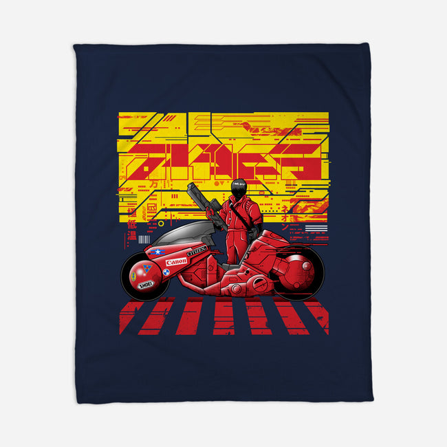 Cyber Akira-none fleece blanket-silentOp