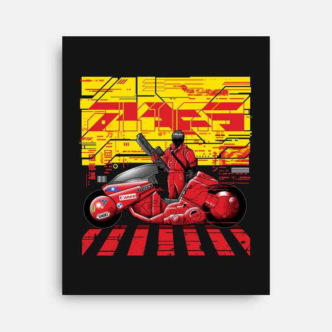 Cyber Akira-none stretched canvas-silentOp
