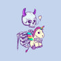 Cute Skeleton-none fleece blanket-Jess.Adams.Creates