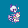 Cute Skeleton-none glossy sticker-Jess.Adams.Creates