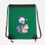Cute Skeleton-none drawstring bag-Jess.Adams.Creates