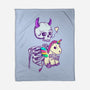 Cute Skeleton-none fleece blanket-Jess.Adams.Creates
