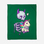 Cute Skeleton-none fleece blanket-Jess.Adams.Creates