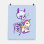 Cute Skeleton-none matte poster-Jess.Adams.Creates