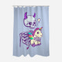 Cute Skeleton-none polyester shower curtain-Jess.Adams.Creates