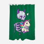 Cute Skeleton-none polyester shower curtain-Jess.Adams.Creates