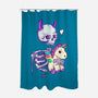 Cute Skeleton-none polyester shower curtain-Jess.Adams.Creates