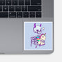 Cute Skeleton-none glossy sticker-Jess.Adams.Creates