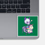 Cute Skeleton-none glossy sticker-Jess.Adams.Creates