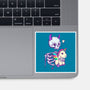 Cute Skeleton-none glossy sticker-Jess.Adams.Creates