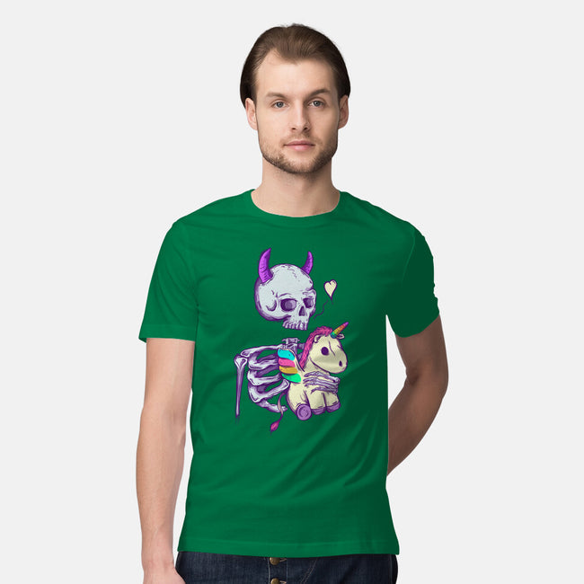 Cute Skeleton-mens premium tee-Jess.Adams.Creates
