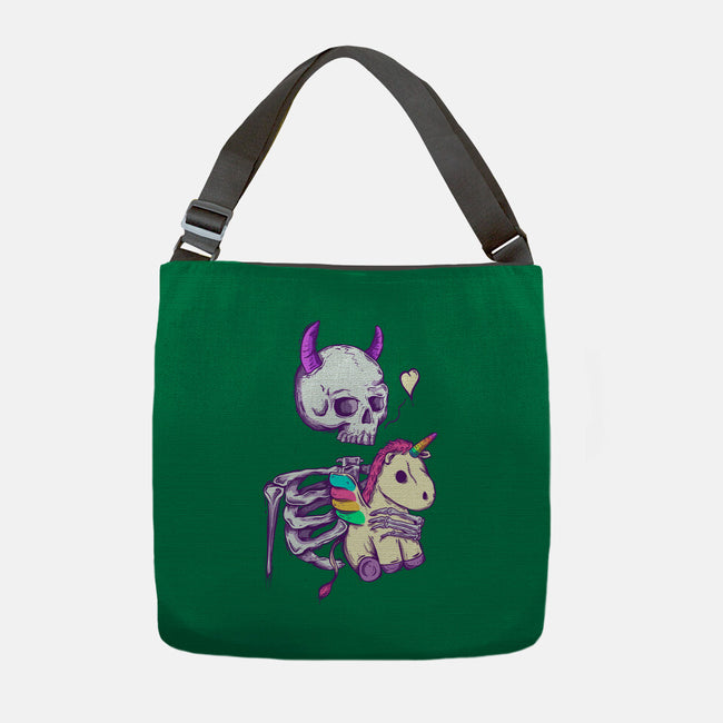 Cute Skeleton-none adjustable tote-Jess.Adams.Creates