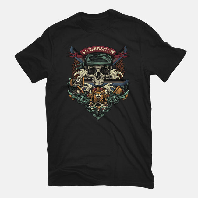 Swordsman-mens premium tee-Badbone Collections