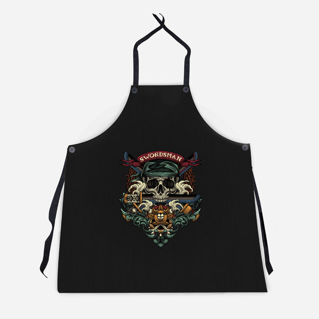 Swordsman-unisex kitchen apron-Badbone Collections