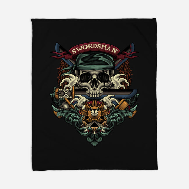Swordsman-none fleece blanket-Badbone Collections