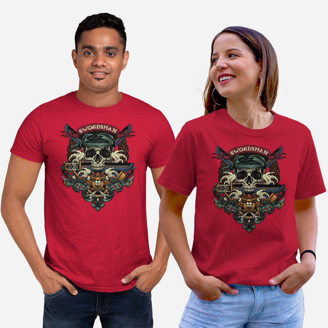 Swordsman-unisex basic tee-Badbone Collections