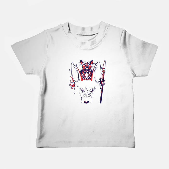 Protected By Wolves-baby basic tee-estudiofitas