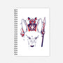 Protected By Wolves-none dot grid notebook-estudiofitas