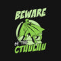 Beware Cthulhu-none removable cover throw pillow-Nickbeta Designs