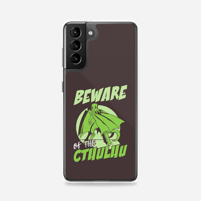 Beware Cthulhu-samsung snap phone case-Nickbeta Designs