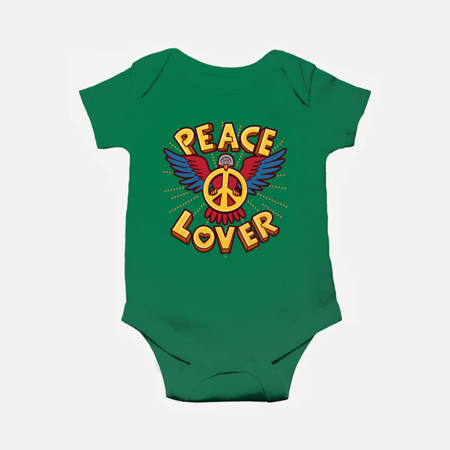 Peace Lover-baby basic onesie-Boggs Nicolas