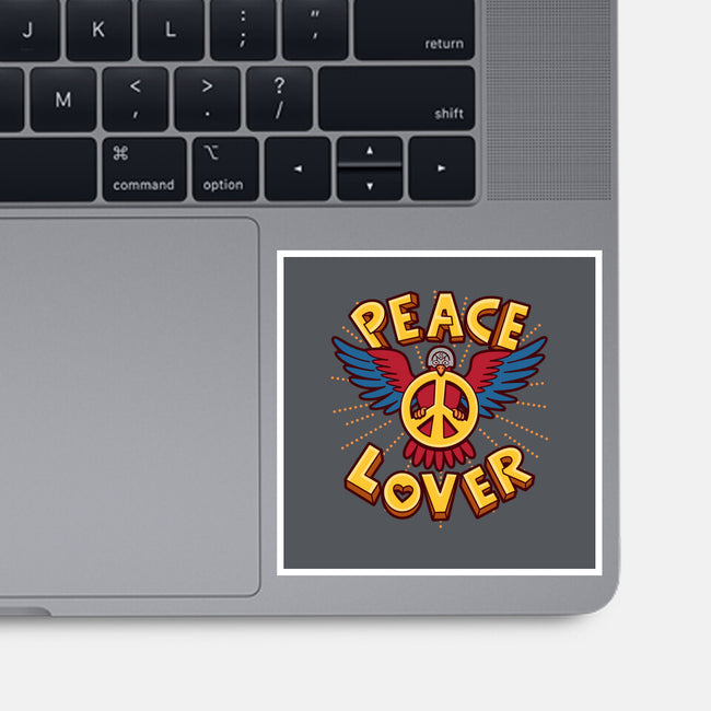 Peace Lover-none glossy sticker-Boggs Nicolas