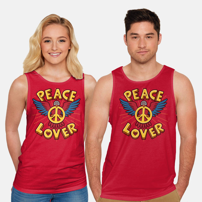 Peace Lover-unisex basic tank-Boggs Nicolas
