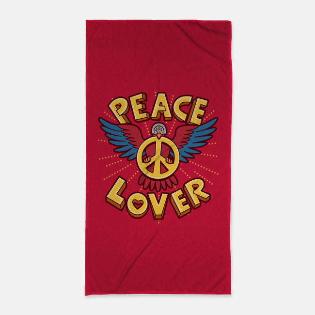 Peace Lover-none beach towel-Boggs Nicolas