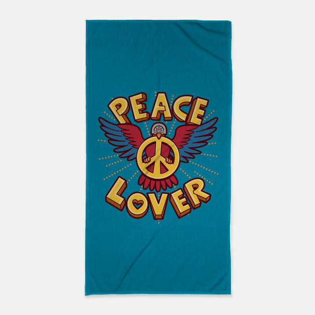 Peace Lover-none beach towel-Boggs Nicolas