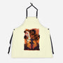 Eren X Attack Titan-unisex kitchen apron-alanside