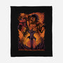 Eren X Attack Titan-none fleece blanket-alanside