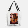 Eren X Attack Titan-none basic tote-alanside