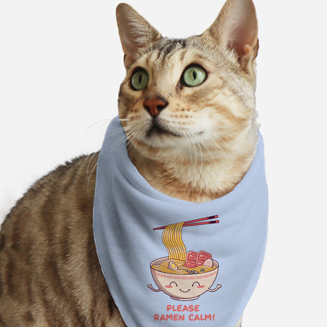 Ramen Calm-cat bandana pet collar-vp021