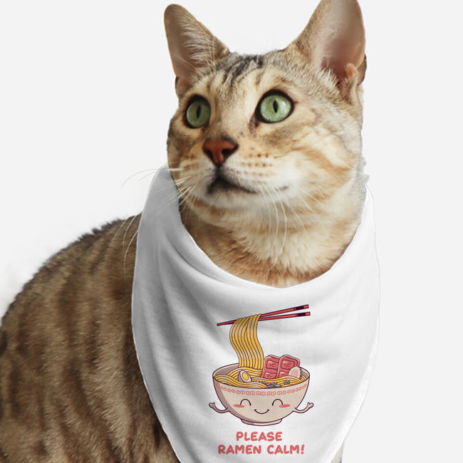 Ramen Calm-cat bandana pet collar-vp021