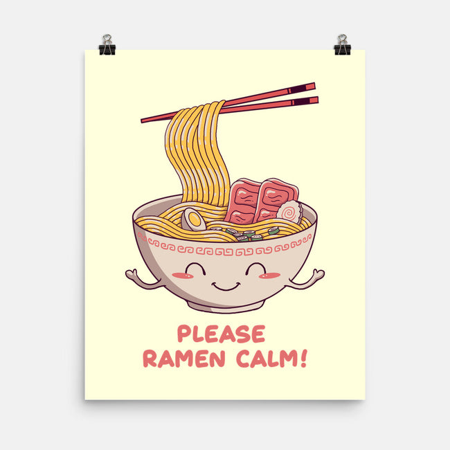 Ramen Calm-none matte poster-vp021