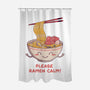 Ramen Calm-none polyester shower curtain-vp021