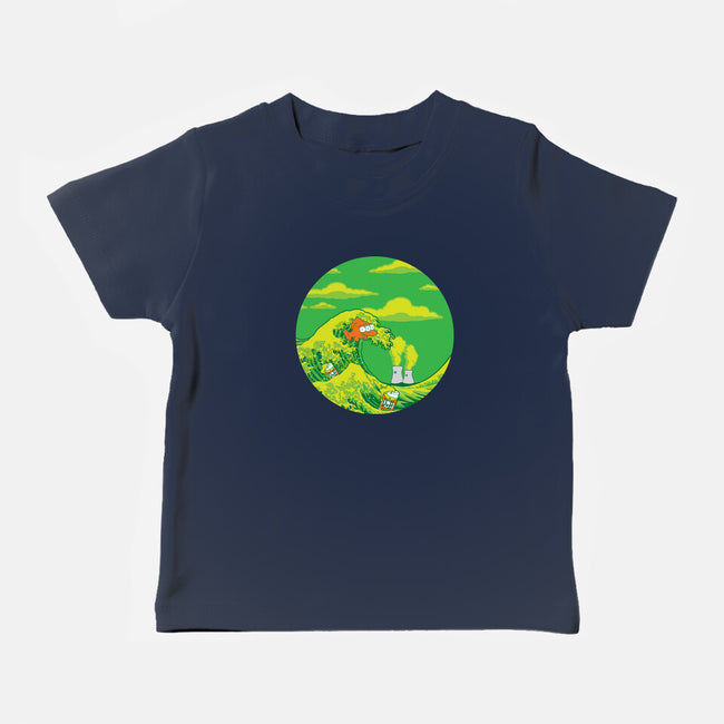 The Great Wave Off Springfield-baby basic tee-dalethesk8er