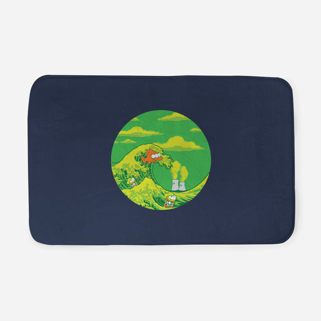 The Great Wave Off Springfield-none memory foam bath mat-dalethesk8er