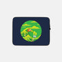 The Great Wave Off Springfield-none zippered laptop sleeve-dalethesk8er