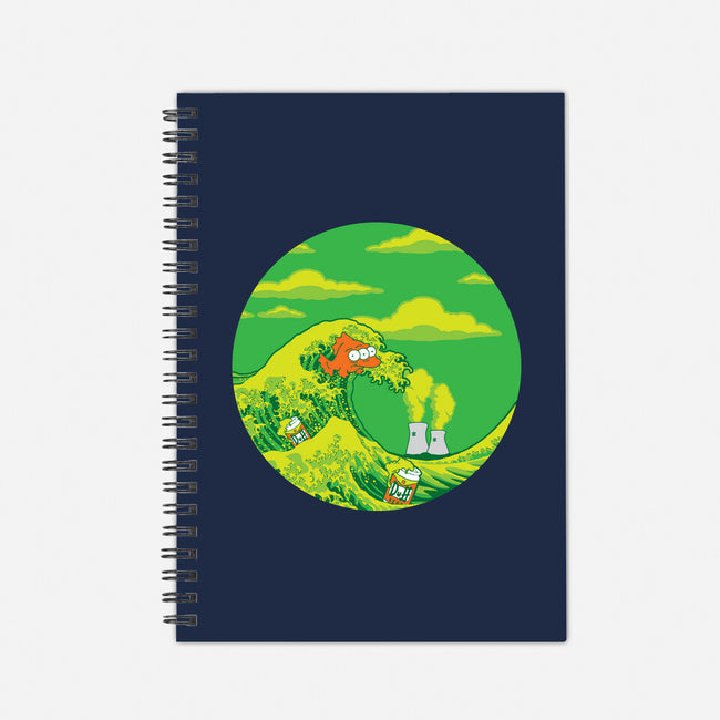 The Great Wave Off Springfield-none dot grid notebook-dalethesk8er