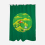 The Great Wave Off Springfield-none polyester shower curtain-dalethesk8er