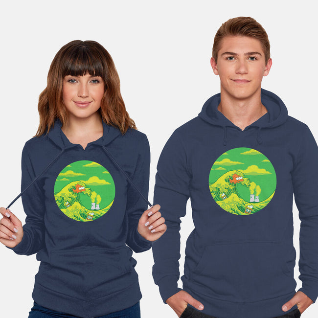 The Great Wave Off Springfield-unisex pullover sweatshirt-dalethesk8er