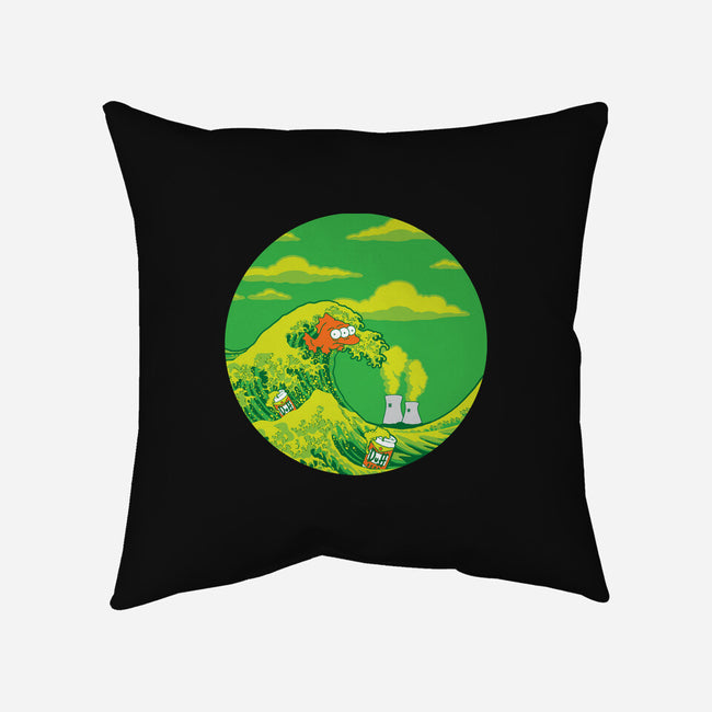 The Great Wave Off Springfield-none removable cover w insert throw pillow-dalethesk8er