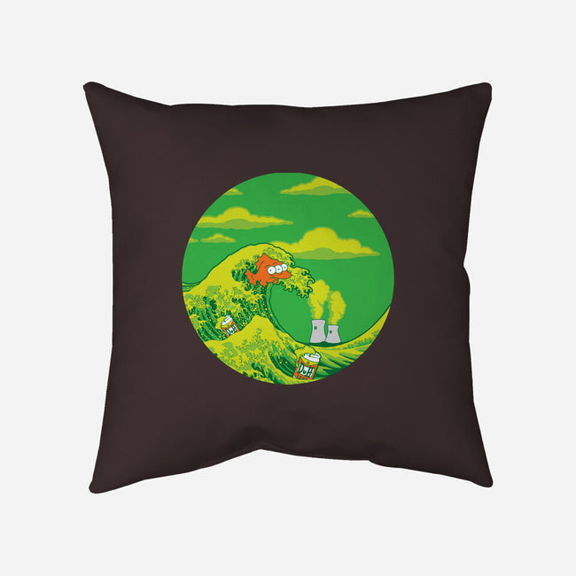 The Great Wave Off Springfield-none removable cover w insert throw pillow-dalethesk8er